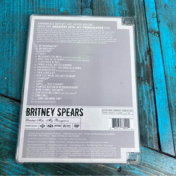 Britney Spears - Greatest Hits: My Prerogative (DVD, 2004) - Picture 3 of 5